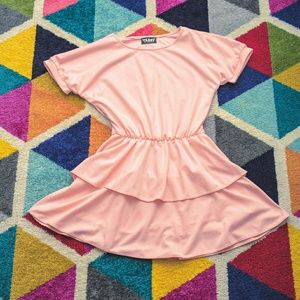 Vintage Pink Tiered Dress
